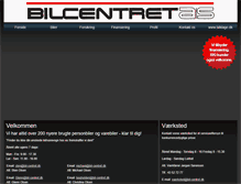 Tablet Screenshot of bil-centret.dk